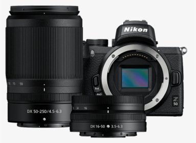 Nikon Z50 Two Lens Kit - Nikon Z50, HD Png Download, Free Download
