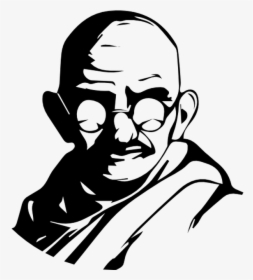 Sketch Mahatma Gandhi Png, Transparent Png, Free Download
