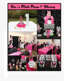 Theme Minnie Mouse 1st Birthday Party Ideas, HD Png Download, Free Download