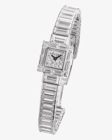 Baguette Diamond Bracelet Watch, HD Png Download, Free Download