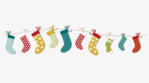 #christmas #christmaslights #lights #stockings #garland - Clipart Transparent Background Christmas Stockings, HD Png Download, Free Download