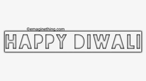 Happy Diwali Text Png Download - Calligraphy, Transparent Png, Free Download