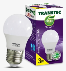 Led Lamp , Png Download - Transtec Bulb 3w, Transparent Png, Free Download
