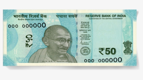 Rbi - 50 Rupees New Note, HD Png Download, Free Download