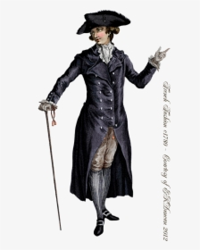 Late 18th Century Men's Fashion, HD Png Download, Free Download