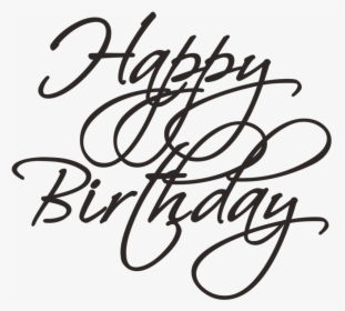 Bday - Happy Birthday Drawing Text, HD Png Download, Free Download