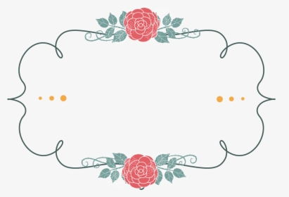Flower Download Point - Flower Border For Text, HD Png Download, Free Download
