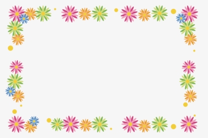 Flower Clipart Border Line - Party Border Clipart, HD Png Download, Free Download