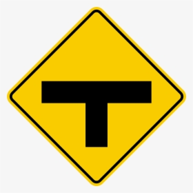 T Junction Right Turn Clip Art, HD Png Download, Free Download