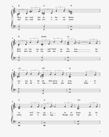 Winter Wonderland Full Manuscript Color Chords Page - Colors Of The Season Shinee Piano, HD Png Download, Free Download