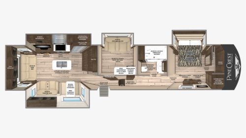 The Pinecrest Floorplan - Floor Plan, HD Png Download, Free Download