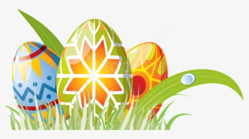 Free Png Download Easter Eggs With Grass Decoration - Easter Eggs In Grass Png, Transparent Png, Free Download