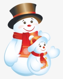Christmas Snowman Clipart, HD Png Download, Free Download