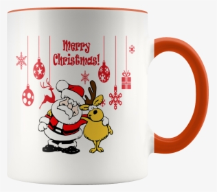Free Clip Art Christmas Santa , Png Download - Cute Christmas Coffee Mugs, Transparent Png, Free Download