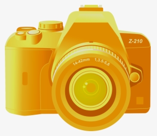 Icons Clip Art Gold - Golden Camera Icon Png, Transparent Png, Free Download