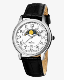 Wrist Watch Png Image - Moon Phase Black Watch, Transparent Png, Free Download