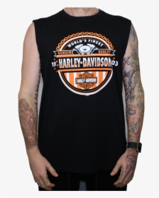 Harley Davidson Tank Top Men, HD Png Download, Free Download