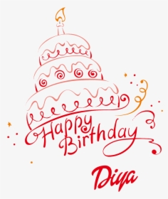 Diya 3d Letter Png Name - Name Happy Birthday Ram, Transparent Png, Free Download