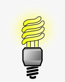 Line,yellow,light - Led Bulb Clip Art, HD Png Download, Free Download