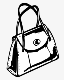 Line Art,monochrome Photography,photography - Purse Clip Art, HD Png Download, Free Download