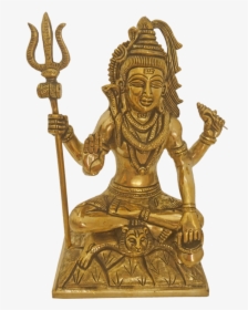 Brass Lord Shiva Lingam With Sulayutham Statue, 4 X - Shiva Lingam, HD Png Download, Free Download