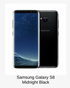 1 - Samsung Galaxy S8+ 64gb Midnight Black, HD Png Download, Free Download