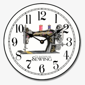 Sewing Room Clock - Silent Wall Clock Australia, HD Png Download, Free Download