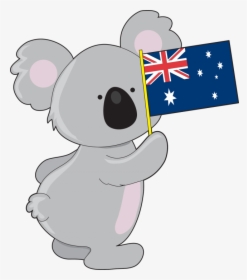Koala Lemon Lion Png - Cute Australian Flag, Transparent Png, Free Download