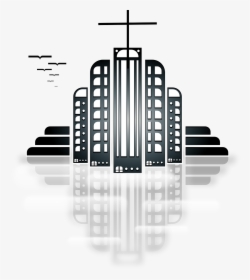 Art Deco Building Clipart, HD Png Download, Free Download
