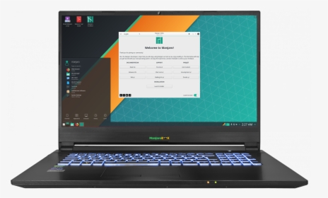 Manjaro Notebook - Clevo Co All In One Pc A110eu, HD Png Download, Free Download