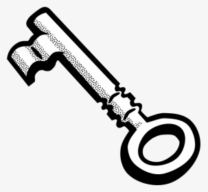 This Free Icons Png Design Of Key Schlssel - Line Art Of Key, Transparent Png, Free Download