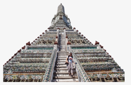 Building With Extreme Staircase Png Image - Wat Arun, Transparent Png, Free Download
