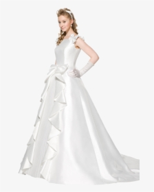 Bride Wear Beautiful White Dress Png Image - Girl In The Dress Png, Transparent Png, Free Download