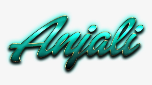 Anjali Name Logo Png - Graphic Design, Transparent Png, Free Download