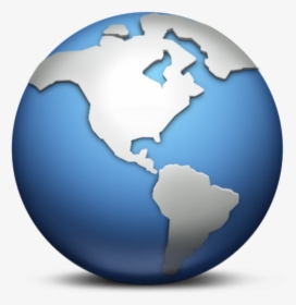 Blue And Grey Globe Png Image - Earth Logo Png File, Transparent Png, Free Download