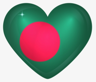 Bangladesh Flag Heart Png , Png Download - Bangladesh Heart Flag Png, Transparent Png, Free Download