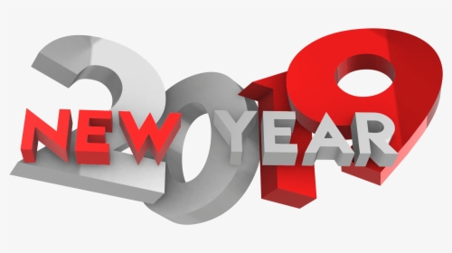 Happy New Year 3d Png - Graphic Design, Transparent Png, Free Download