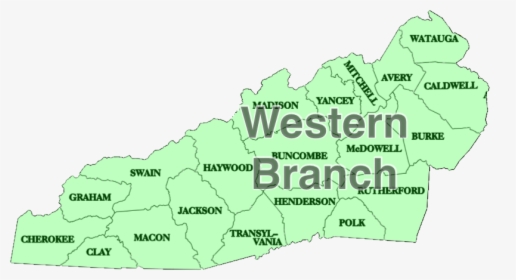 Nc County Map Shaded - Atlas, HD Png Download, Free Download