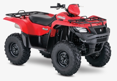 A Red Utility Quad - 2017 Suzuki Kingquad 750axi, HD Png Download, Free Download