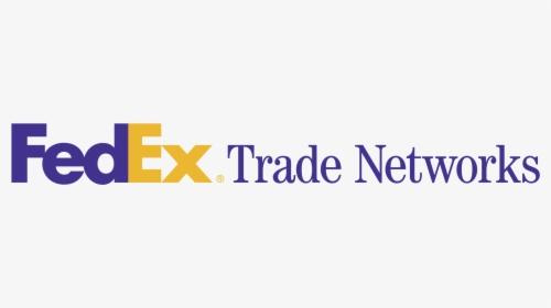 Fedex Trade Networks Logo Png Transparent - Fedex, Png Download, Free Download