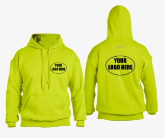 High Visibility Graphic Hoodie Sweatshirt Custom - Gildan Gold Hoodie, HD Png Download, Free Download