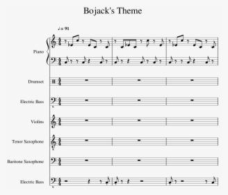 Bojack Horseman Theme Sheet Music, HD Png Download, Free Download