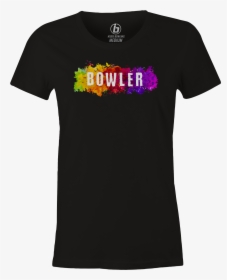 Bowler Pride Women"s Shirt, Black, Proud, Bowling, - T-shirt, HD Png Download, Free Download