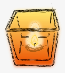 Rectangle,yellow,candle - Candle, HD Png Download, Free Download