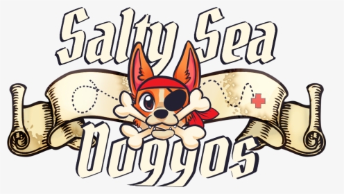 Salty Sea Doggos - Cartoon, HD Png Download, Free Download