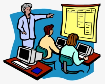 Technology Teacher Cliparts - Computer Class Clipart, HD Png Download, Free Download