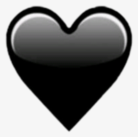 Black Heart Emoji Whatsapp , Png Download - Black Heart Emoji Whatsapp, Transparent Png, Free Download