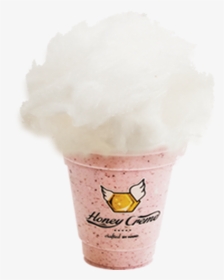 Honey Creme Milk Shake - Ice Cream Cone, HD Png Download, Free Download