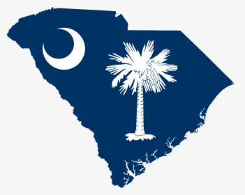 Thumb Image - South Carolina Flag Map, HD Png Download, Free Download