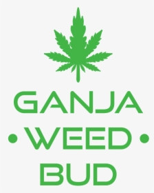 Ganja Weed Bud - Graphic Design, HD Png Download, Free Download
